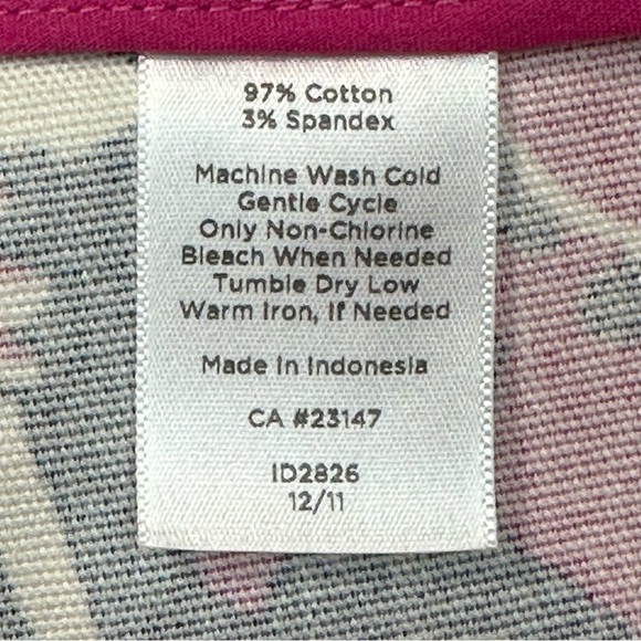 TALBOTS Women's Stretch 5" Short Size 4 NWT Pink Blue White Floral - Picture 6 of 12